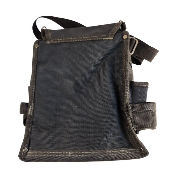 Husky Black Utility Tool Pouch With Adjustable Detachable Shoulder Strap - Picture 5 of 11